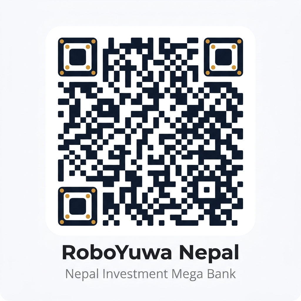 RoboYuwa Nepal — Nepal Investment Mega Bank QR Code for direct bank transfer